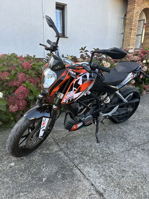 KTM Duke 125 z Niemiec (transport)