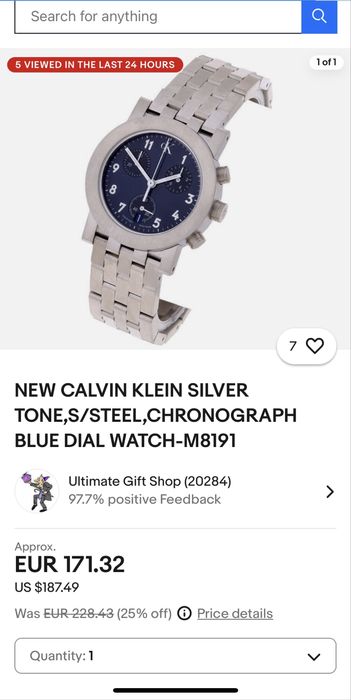 Часы Calvin Klein