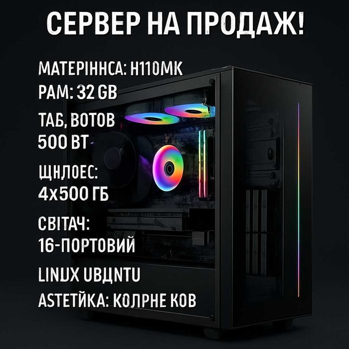 продаж адміністративних серверів