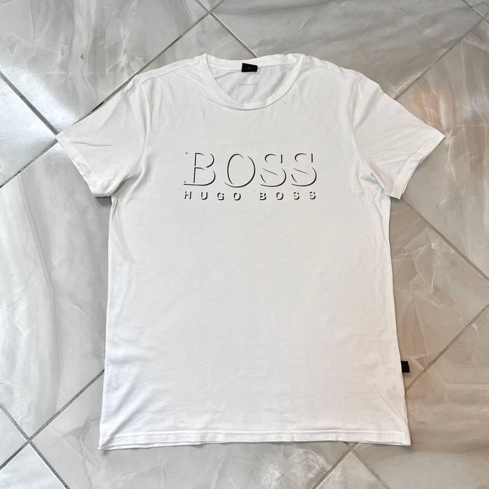 Чоловіча біла футболка Hugo Boss L