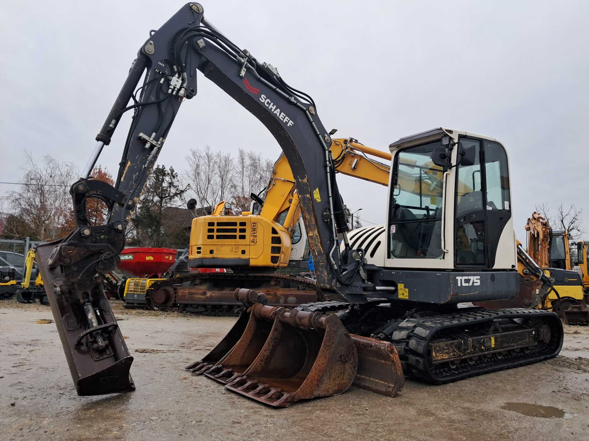 Minikoparka SCHAEFF TEREX TC 75 / 17r! / 7,5T / volvo ecr 88 yanmar