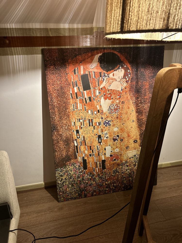 Obraz na płótnie Pocałunek Gustav Klimt 120x90 cm