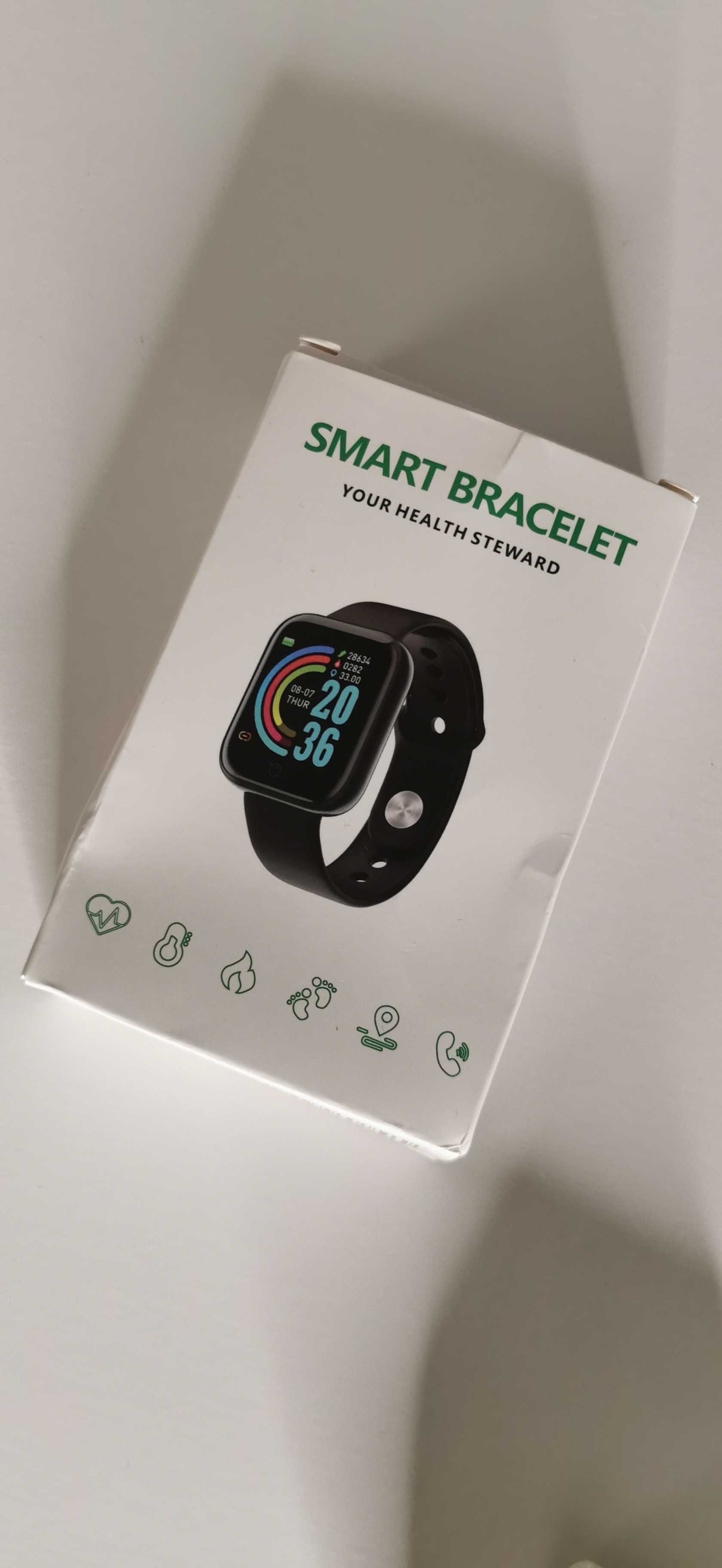 Zegarek Smartwatch smart opaska smart bracelet czarny