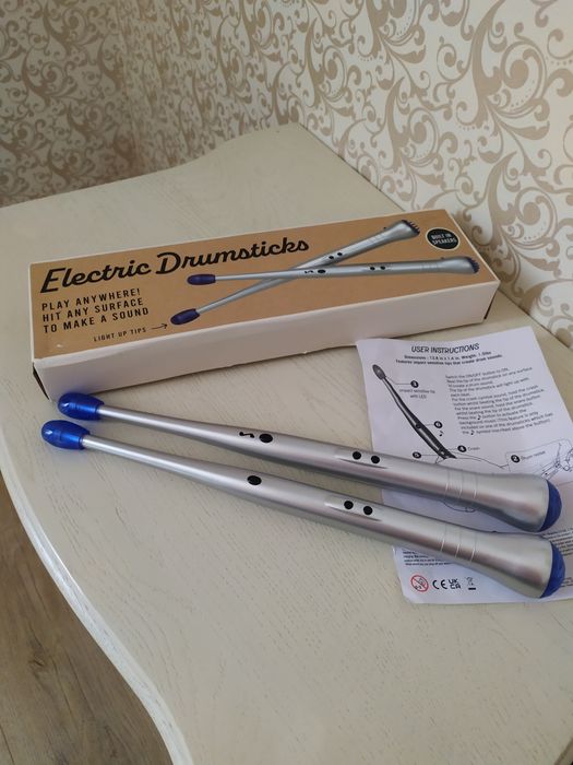 Іграшковий музикальний набір, електронні барабанні палички DRUMSTICKS