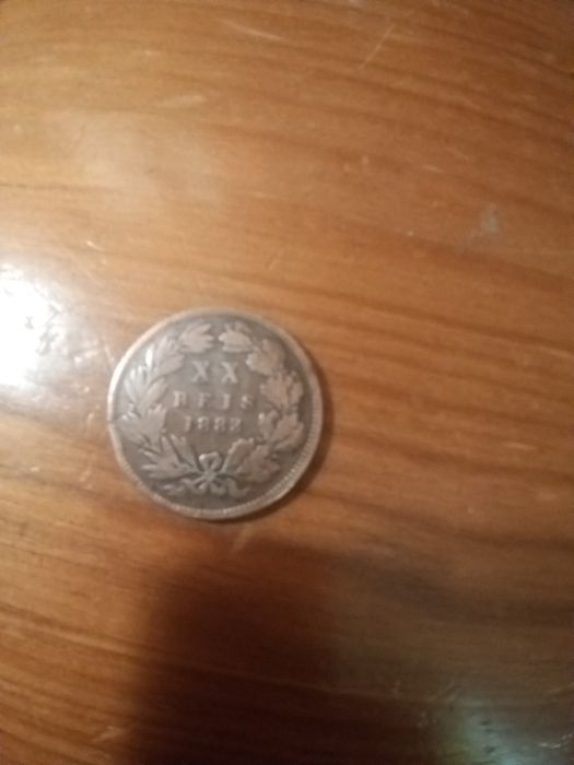 Moedas antigas 1882 xx reis