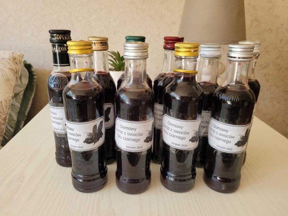 Syrop z owoców bzu czarnego domowy 200 ml 2025r