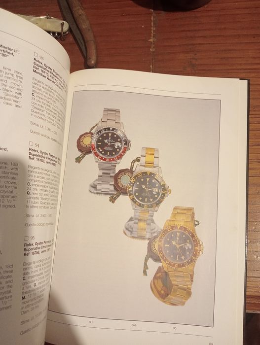 Catálogo the arte of Rolex