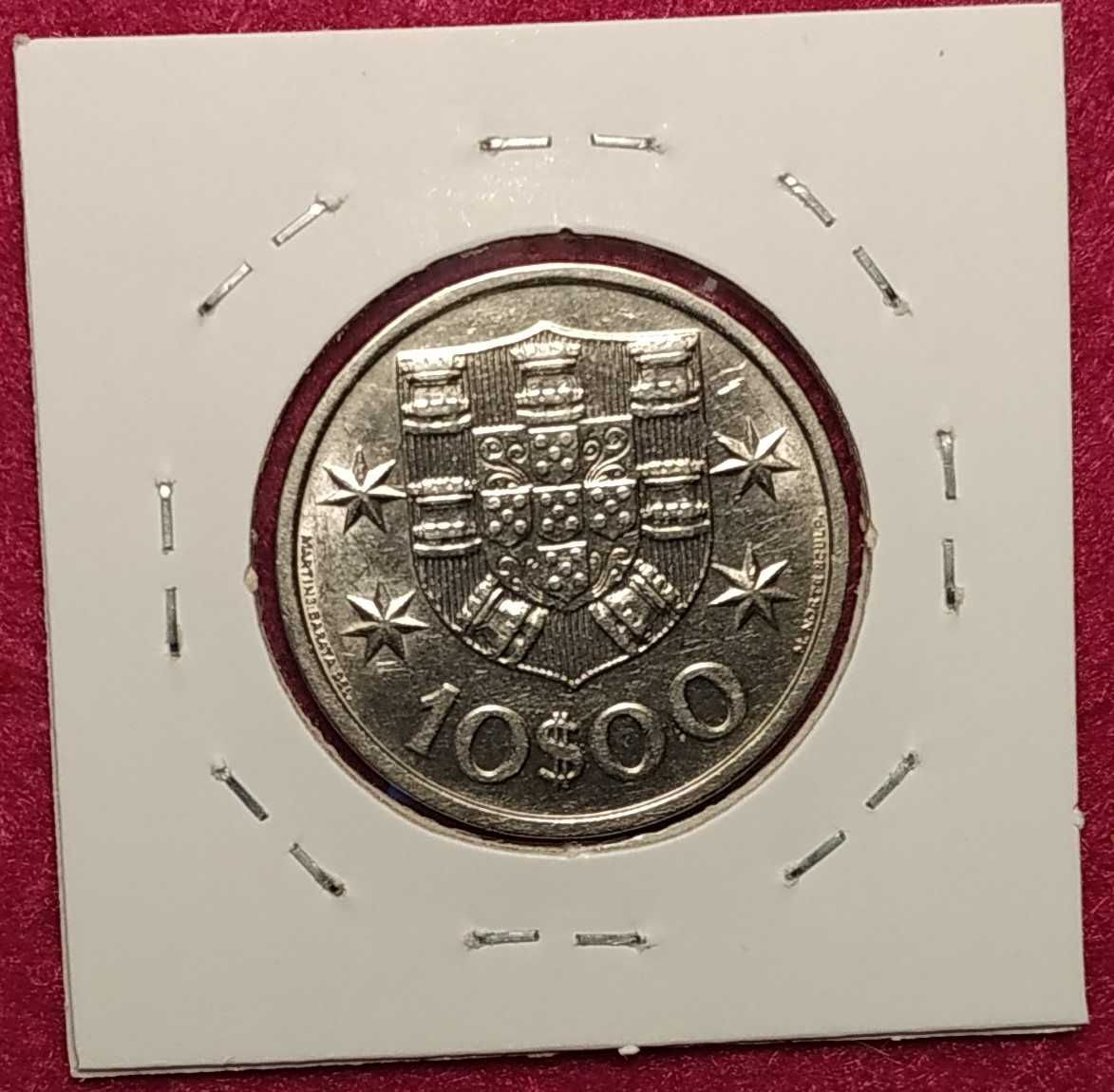 Portugal - moeda de 10 escudos de 1971
