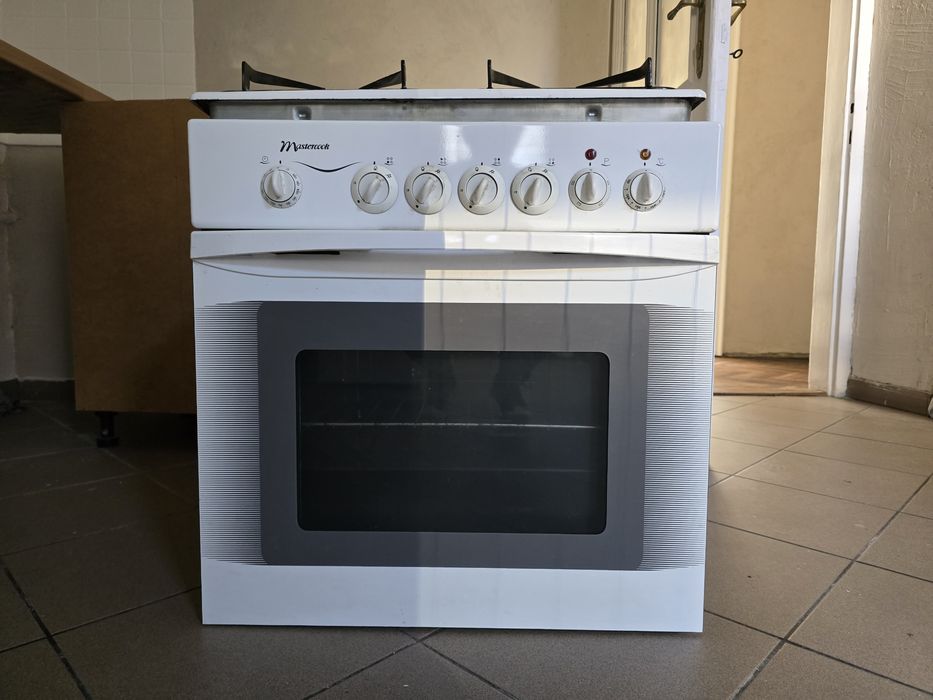 Kuchenka, płyta gazowa, piekarnik elektryczny Mastercook