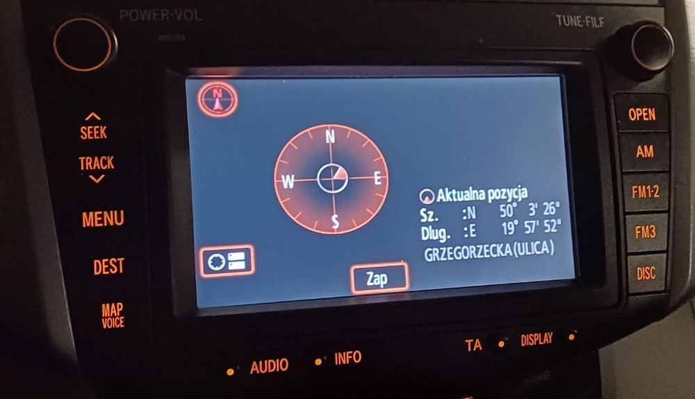 Radio z nawigacją B9004 do Toyota RAV4 III 2007r. (XA30)