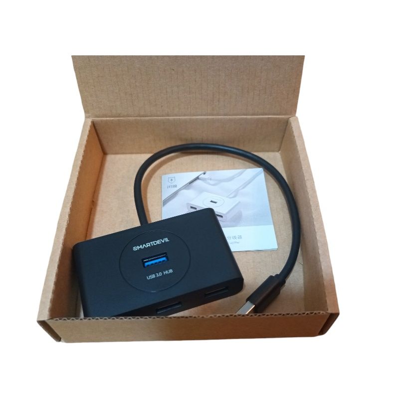 SmartDevil 4-портовий портативний високошвидкісний USB 3.0 / USB Split