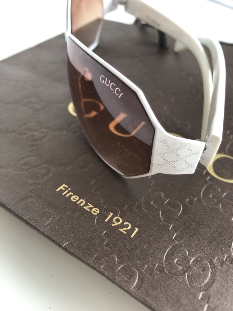 Gucci oryginalne logowane okulary vintage old school