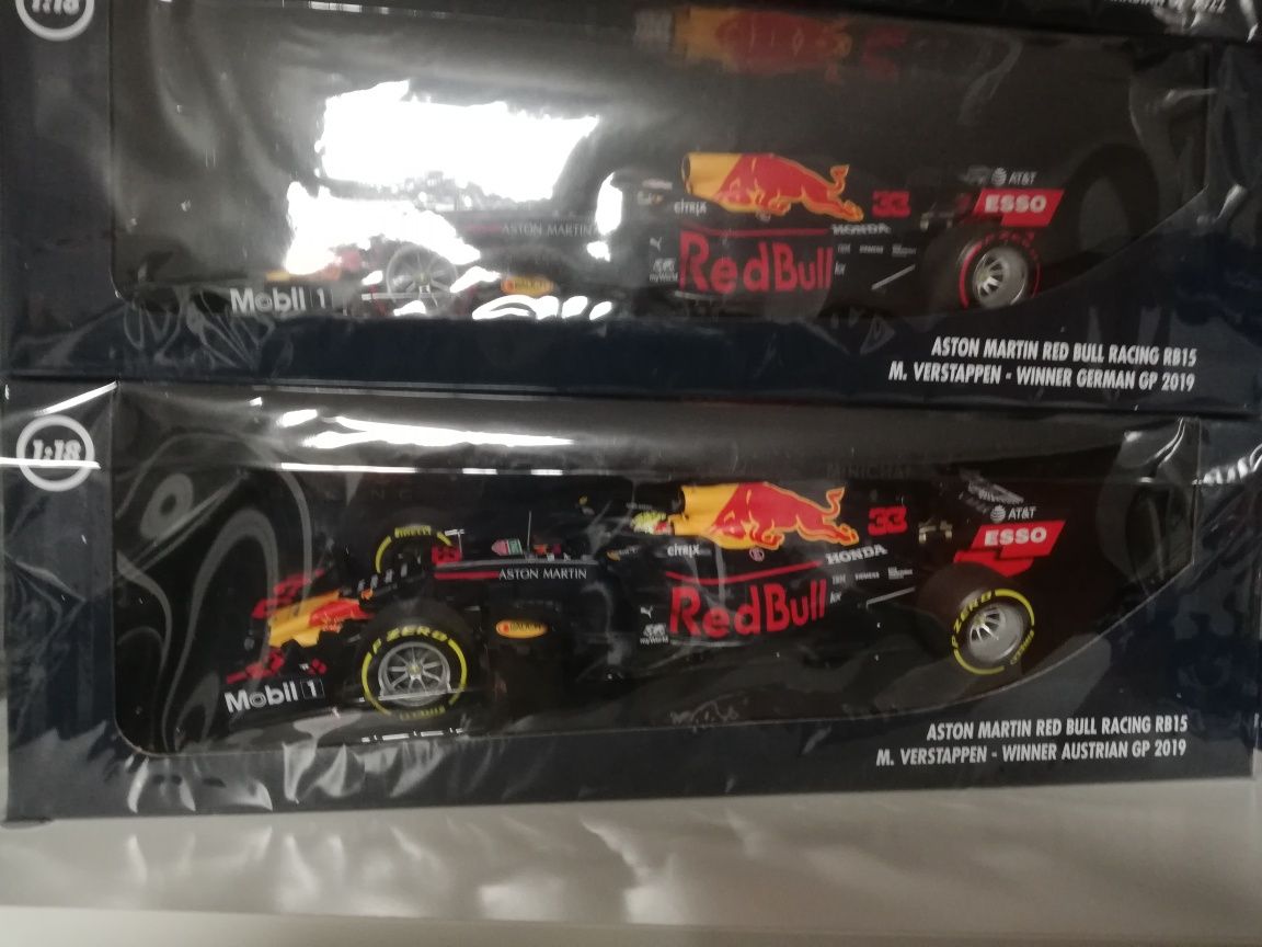 Miniaturas 1/18 e 1/24 Verstappen 2022 Spark, Minichamps