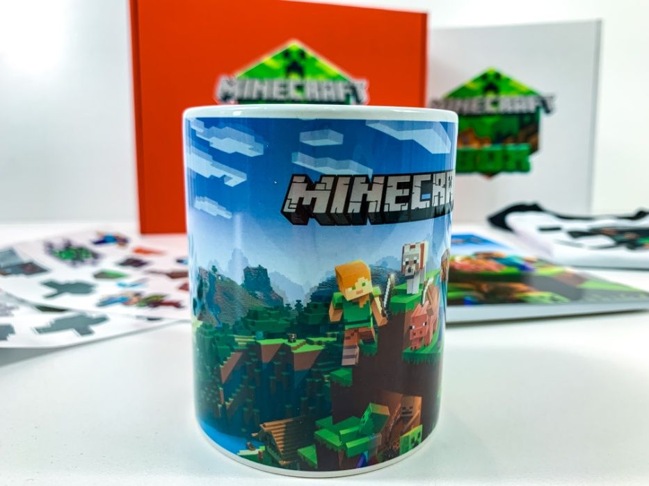 Подарочный набор Minecraft Box Майнкрафт Бокс Пенал Блокнот