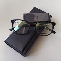 Новые очки Jil Sander премиум оправа оригинал чёрный лак Жиль Зандер