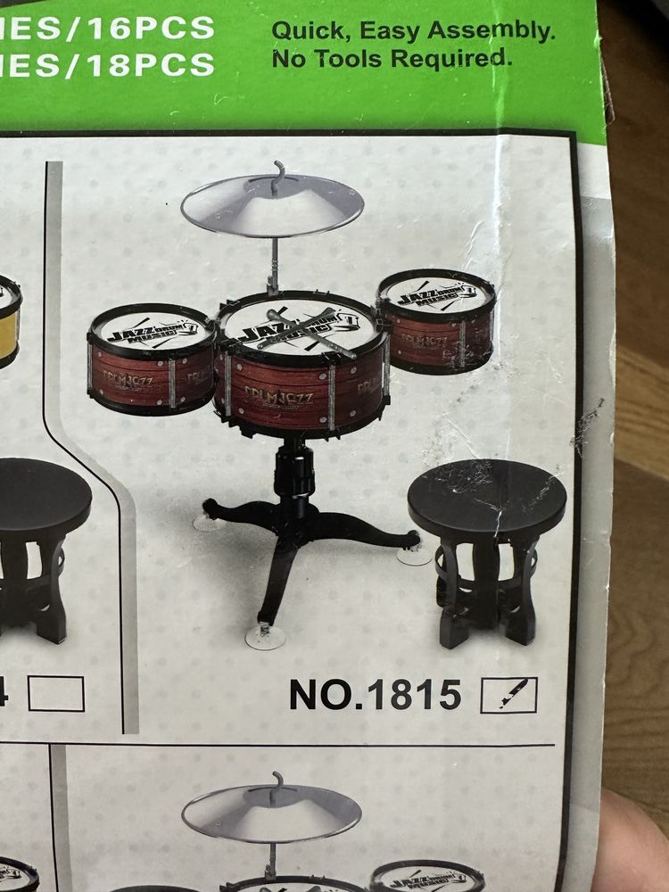 Іграшкові барабани, барабанна установка, іграшка, дитячі барабани