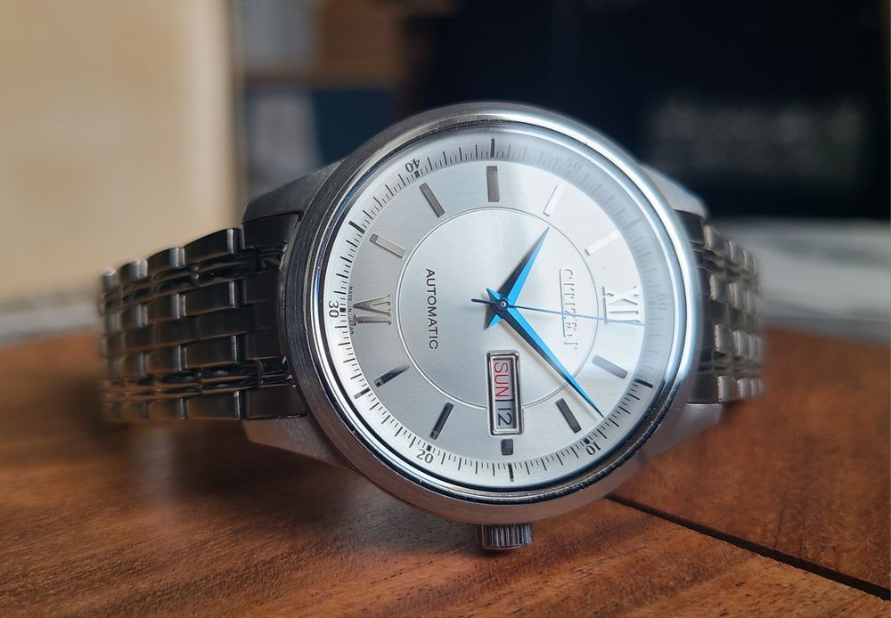 Шикарнейшие Citizen механика, автоподзавод, Day/Date, Sapphire, JAPAN