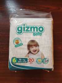 Підгузники Gizmo baby 6 розмір, 16+ кг