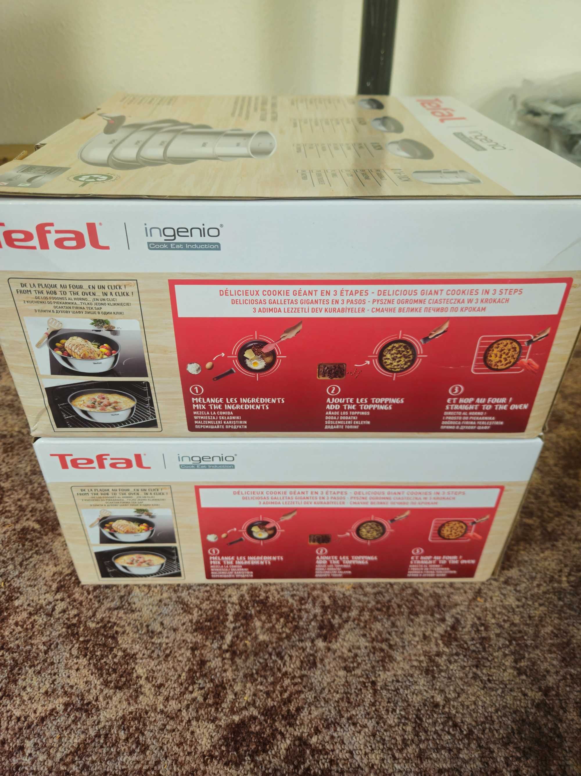 Zestaw garnków i patelni TEFAL Ingenio Cook Eat 6 el.