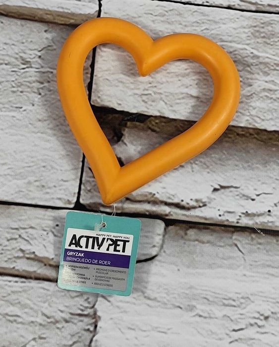 Gryzak dla psa Activ Pet serce 10 cm