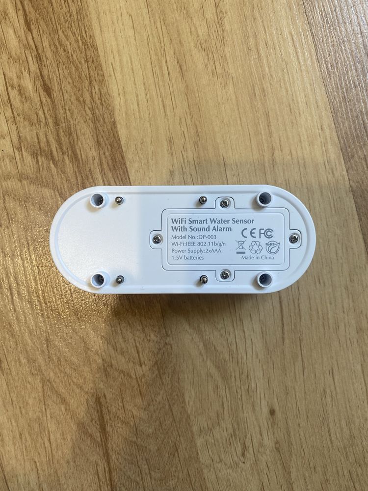 Czujnik wycieków wody eMylo WiFi z alarmem 120dB