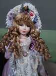 Boneca de porcelana 50 cm
