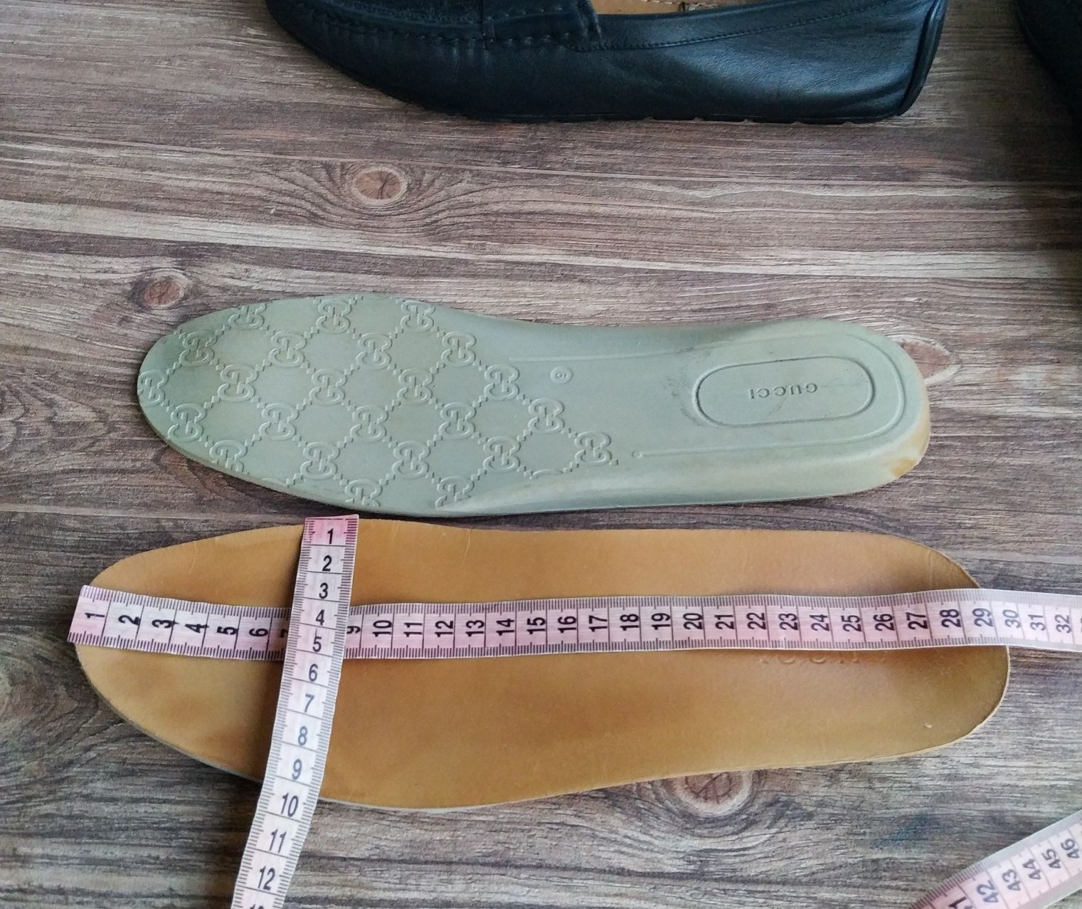 Мокасины Gucci microguccissima. Размер 43.