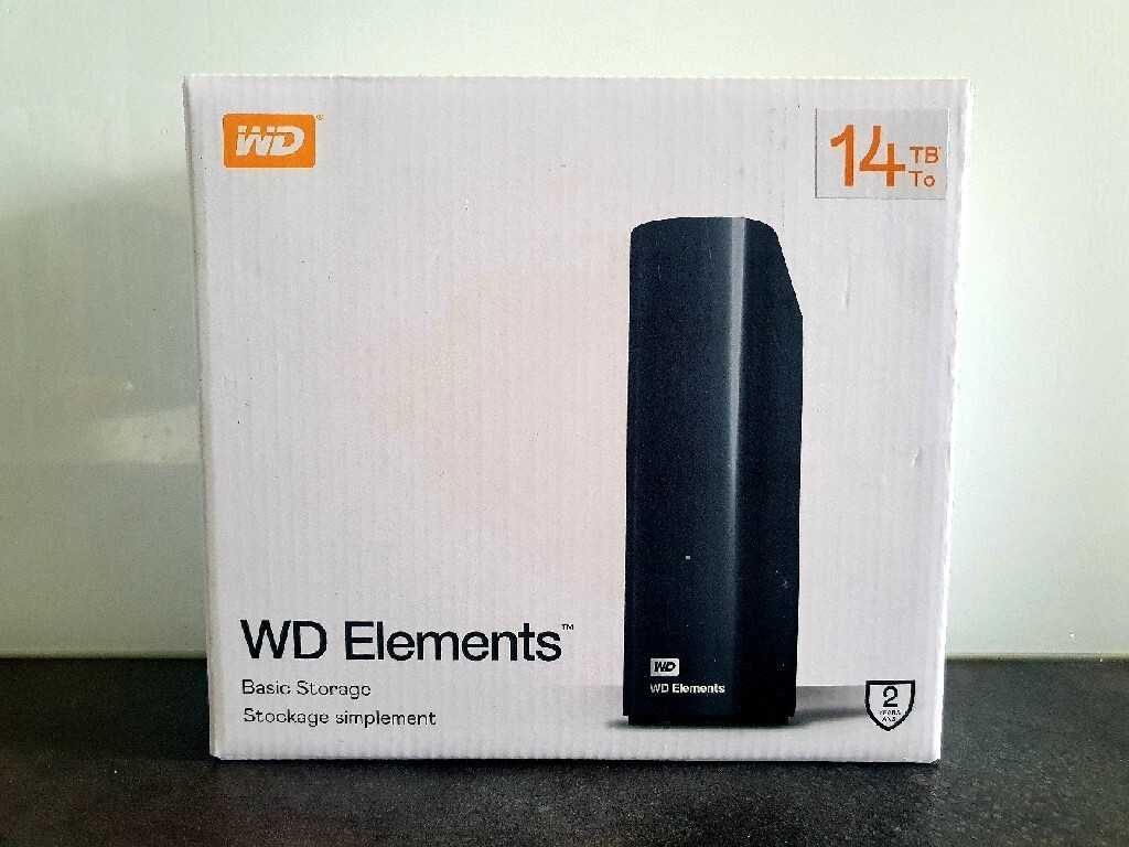 Disco Rigido Western Digital Elements USB3, de 14TB - C/Garantia