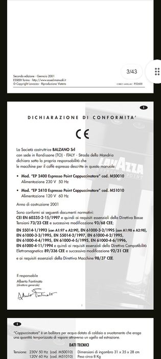 Капучинатор Lavazza Espresso Point модель EP 2410