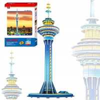 Puzzle 3D Sky Tower Auckland Premium Dla Dzieci i Dorosłych 52cm 52el.