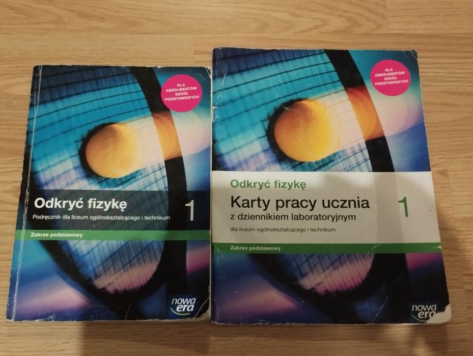 Podręczik + karty pracy Odkryć fizykę liceum kl1