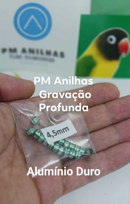 Anilhas em alumínio ano 26 ( canários , periquitos, etc... )