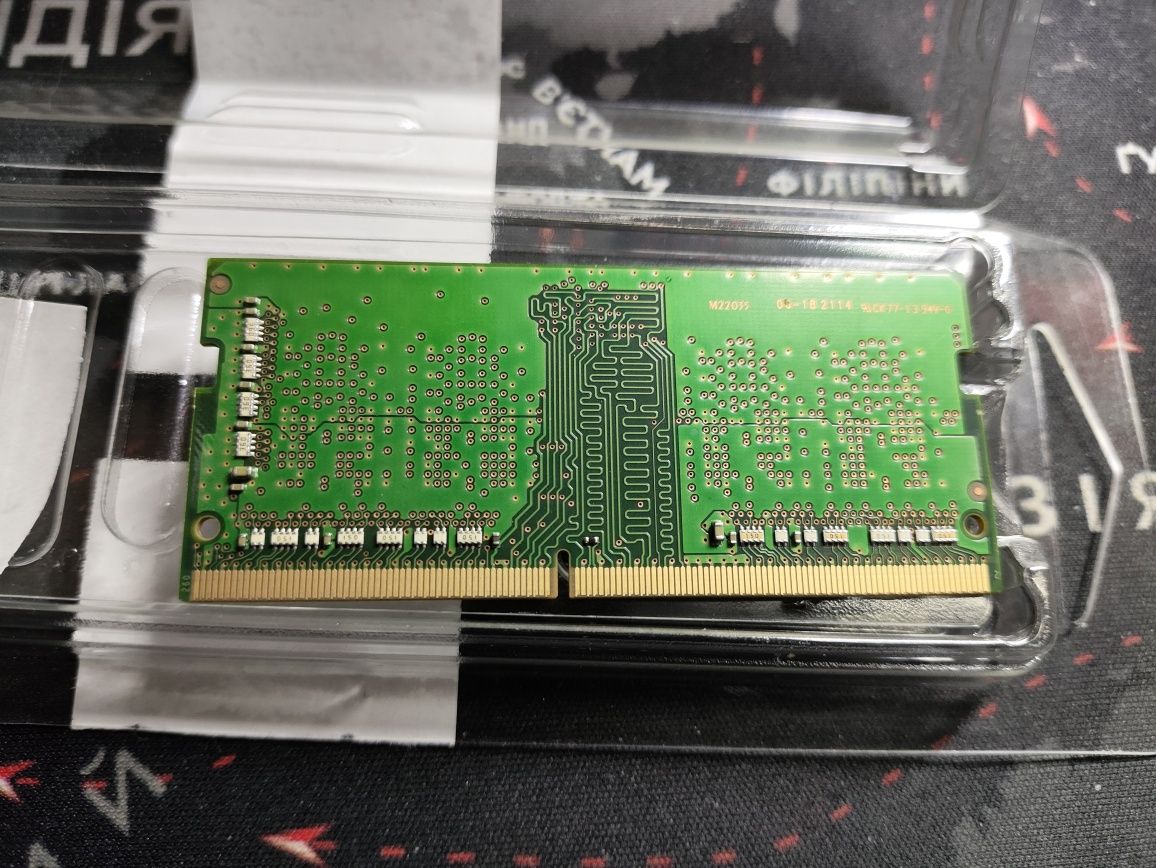 ОЗП Samsung SODIMM DDR4 4GB 3200Mhz (M471A5244BB0-CWE)