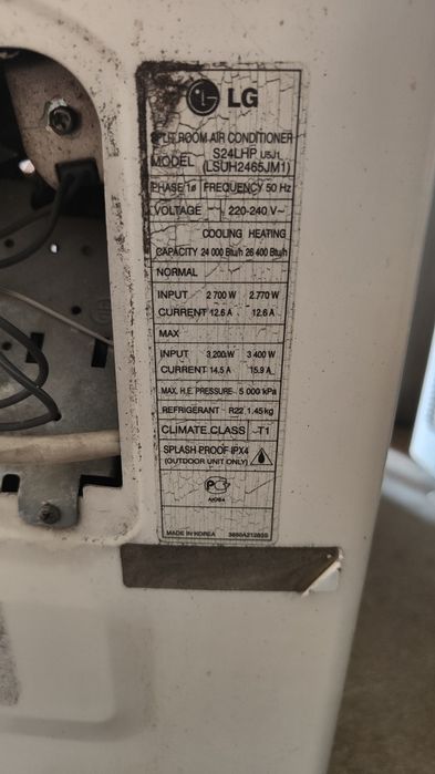 Продам кондиционер LG S24LHP