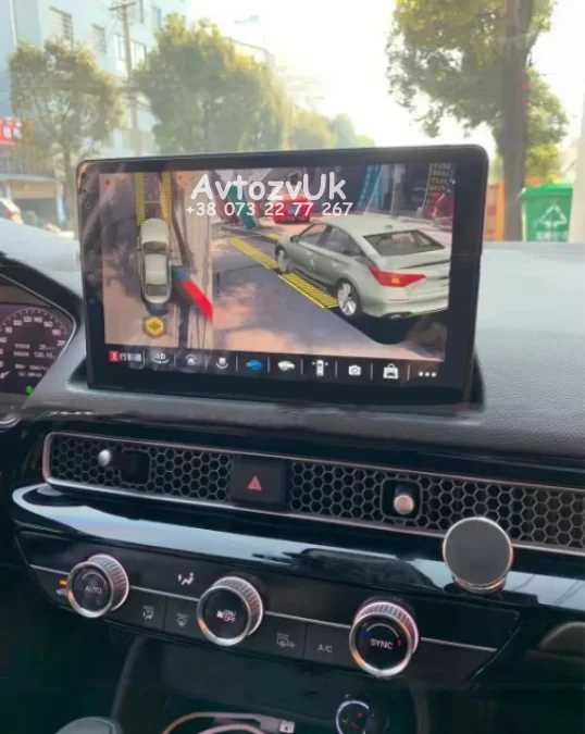 Андроид 14 CIVIC Honda GPS 2 дин Хонда Сивик Цивик CarPlay Магнитола