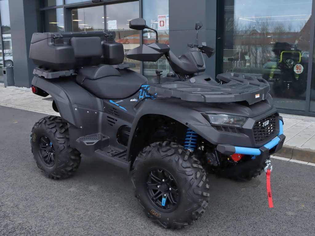 KUFER SHARK ATV 8015, 81L, oparcie, zamykany, odblaski