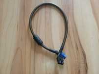 kabel zasilający 6 pin na 8 pin w oplocie