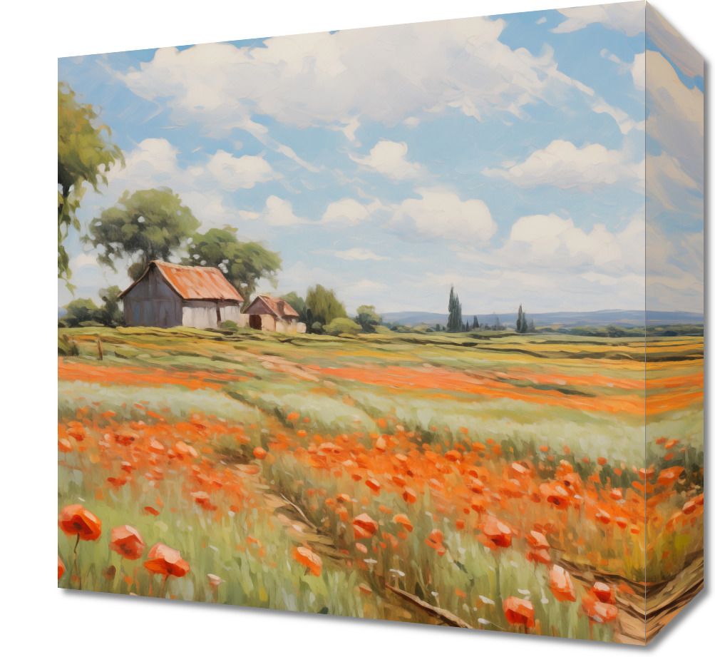 Obraz 30x30cm Szeptające Makowe Pola