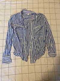 H&M striped blue shirt