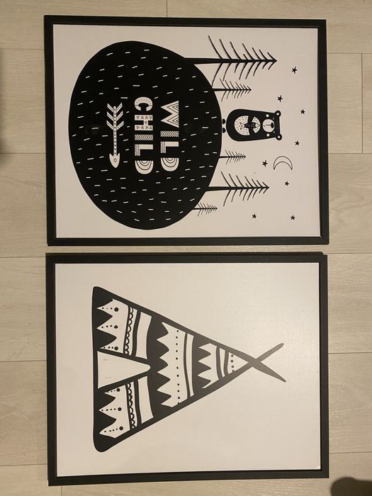 Zestaw 2 plakatów do pokoju dzieciecego