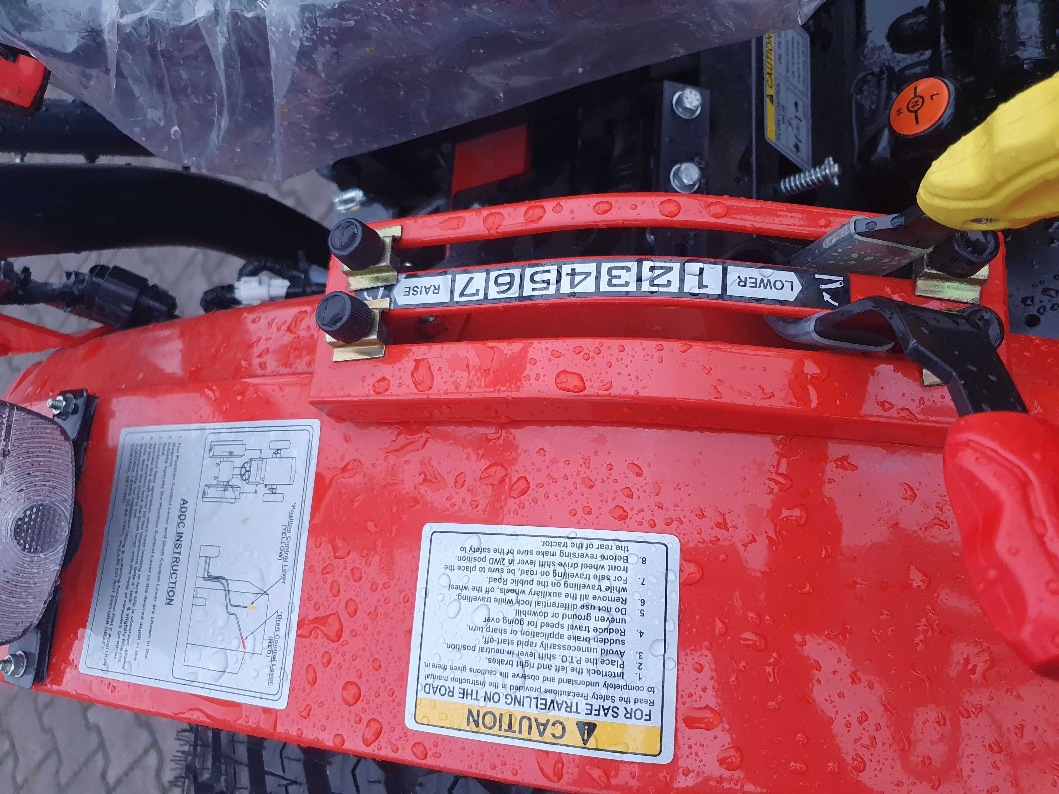 Nowy traktor ciągnik VST 918 Mitsubishi 18KM rejestracja pług