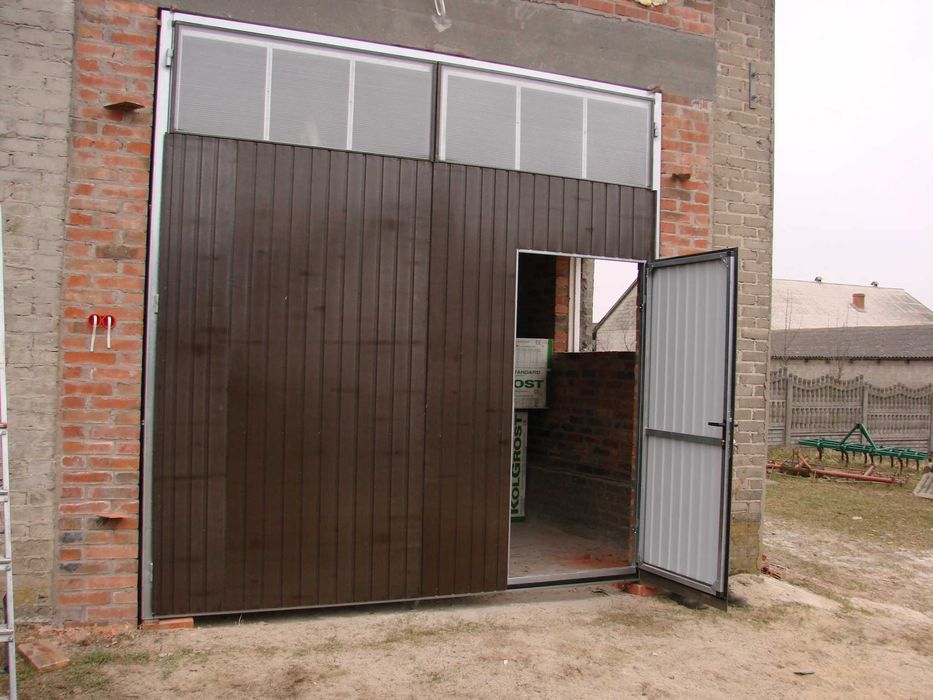 Brama Uchylna/Skrzydłowa RAL/BTX/Złoty Dąb/Dąb Bagienny/Orzech