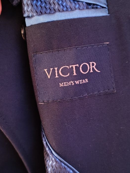 Garnitur Męski granatowy + spodnie