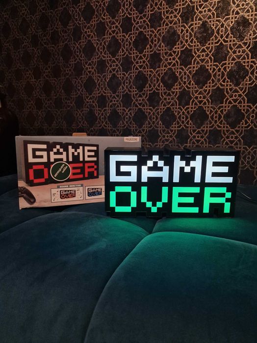 Lampka Game over gamingowa