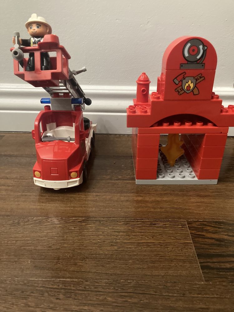 Lego Duplo Staż pożarna wóz i remiza