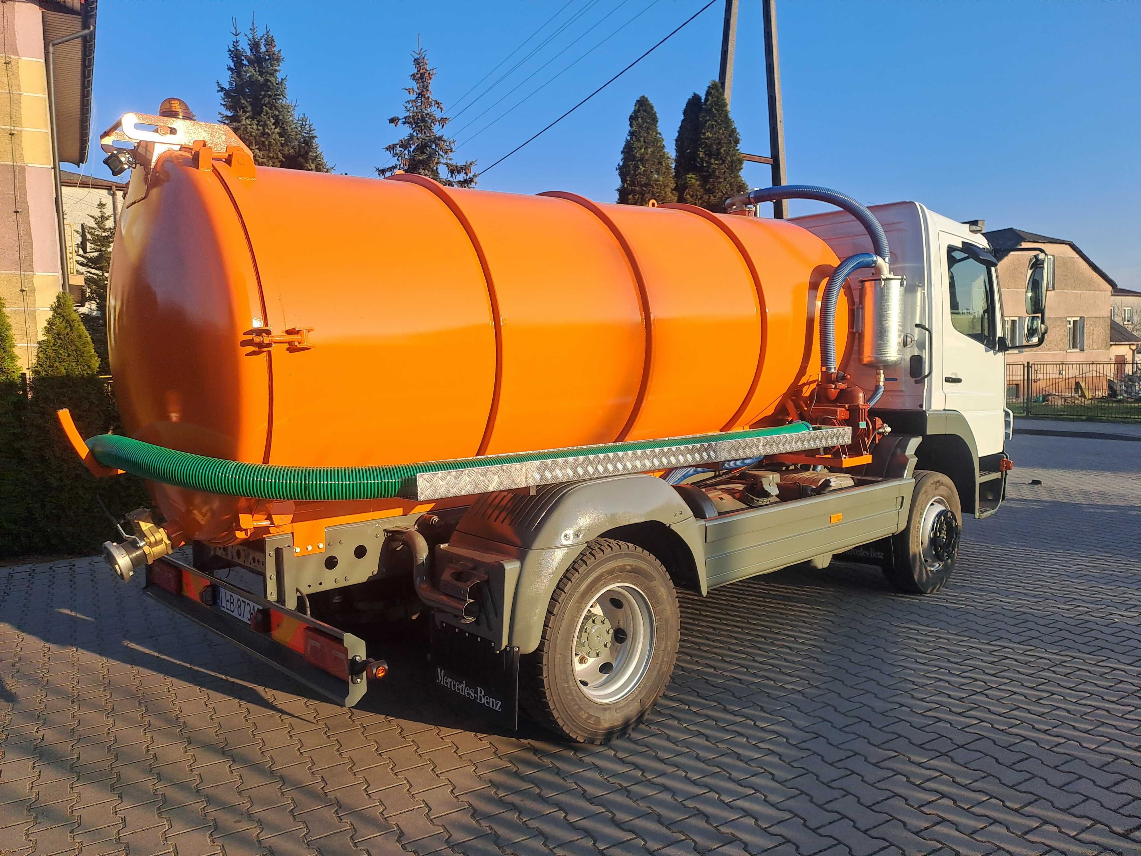 MERCEDES ATEGO 1218 Beczka Asenizacyjna Specjalny Przewiertów Nowa