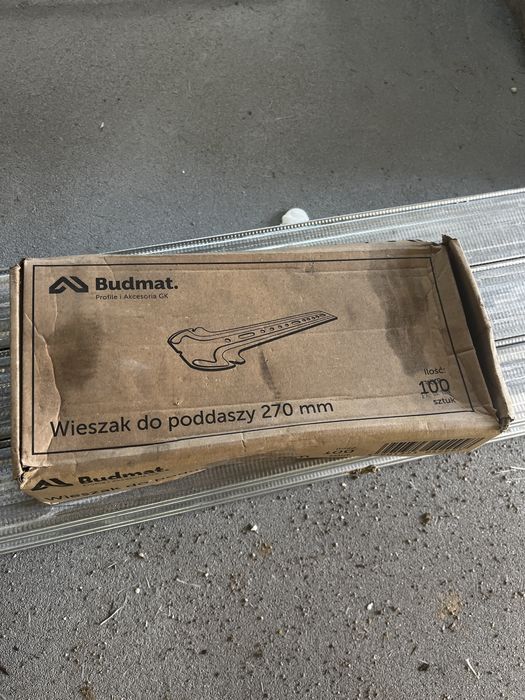 Wieszak grzybkowy regips, 270mm ,paczka
