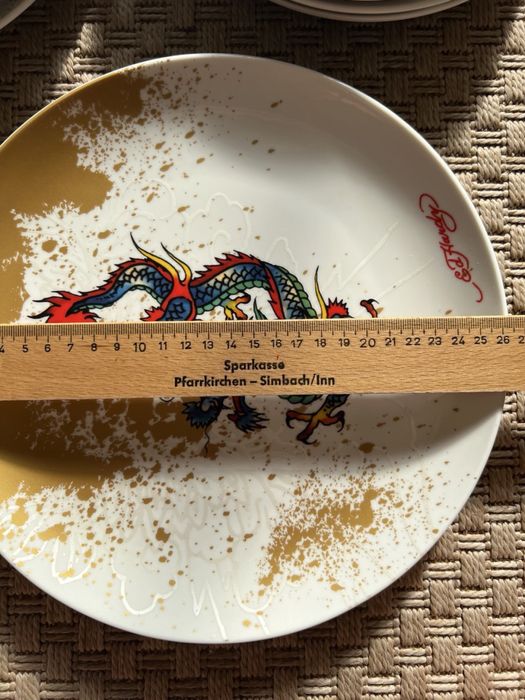 Оригіналий набір Ed Hardy тарілки 8 шт