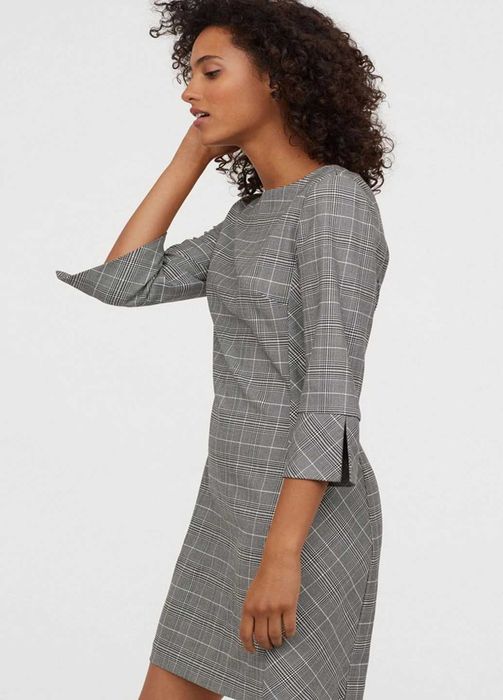 Серое платье "h&m"