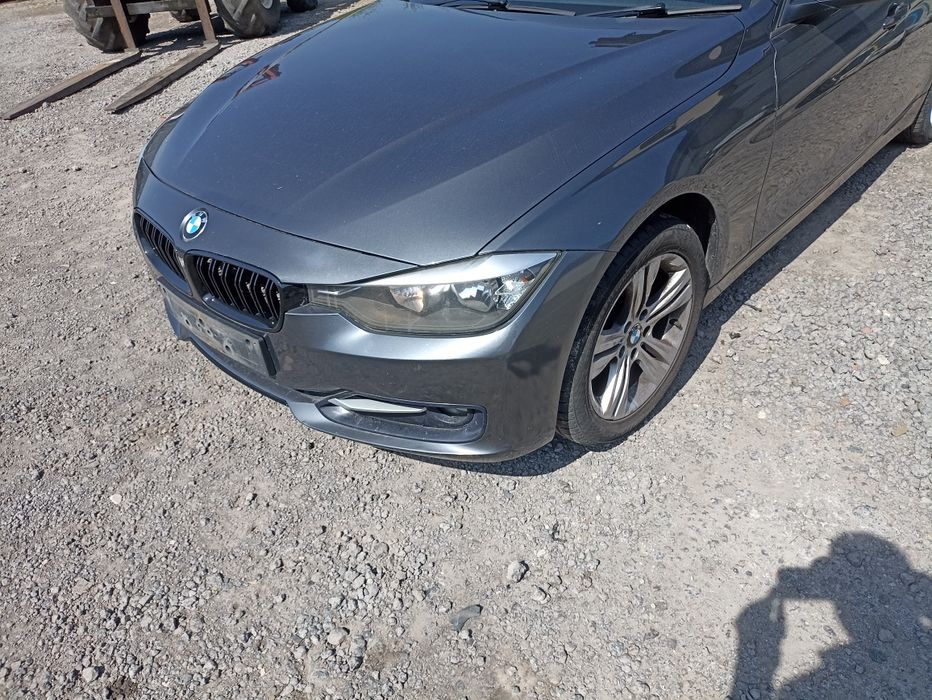 Przód kompletny BMW f30 f31 maska zderzak błotniki b39 mineralgraue